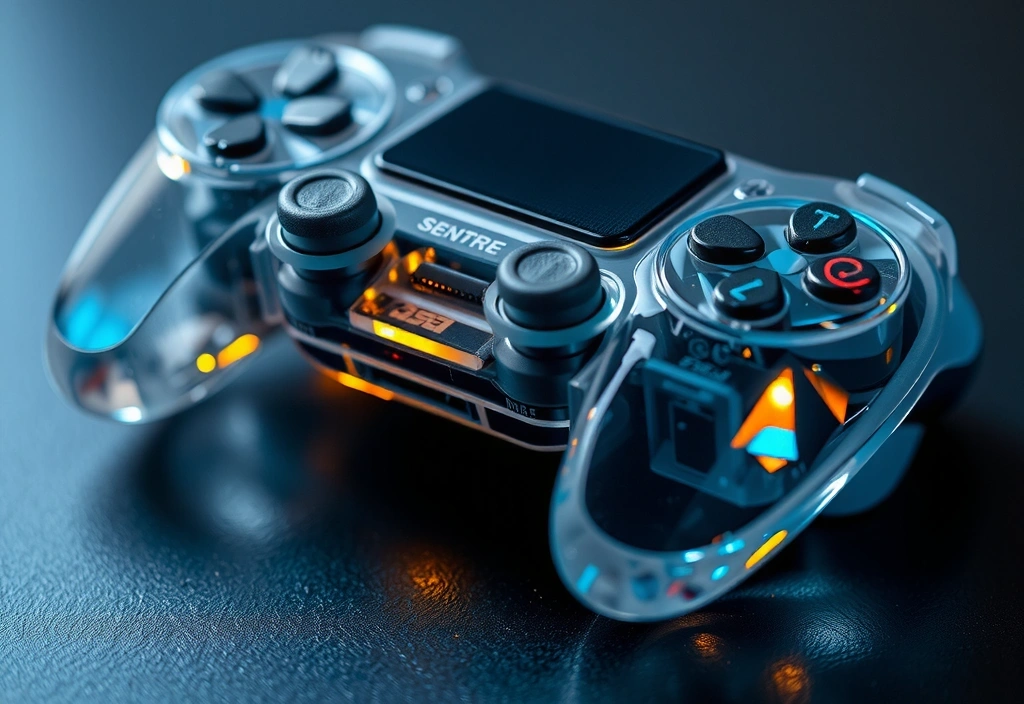 Crystal Controller Light Refraction